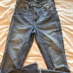 High rise ankle Express jeans